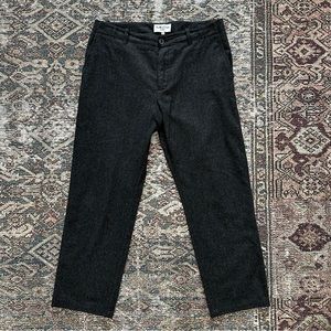 You Must Create (YMC) Wool Trousers in Dark Gray